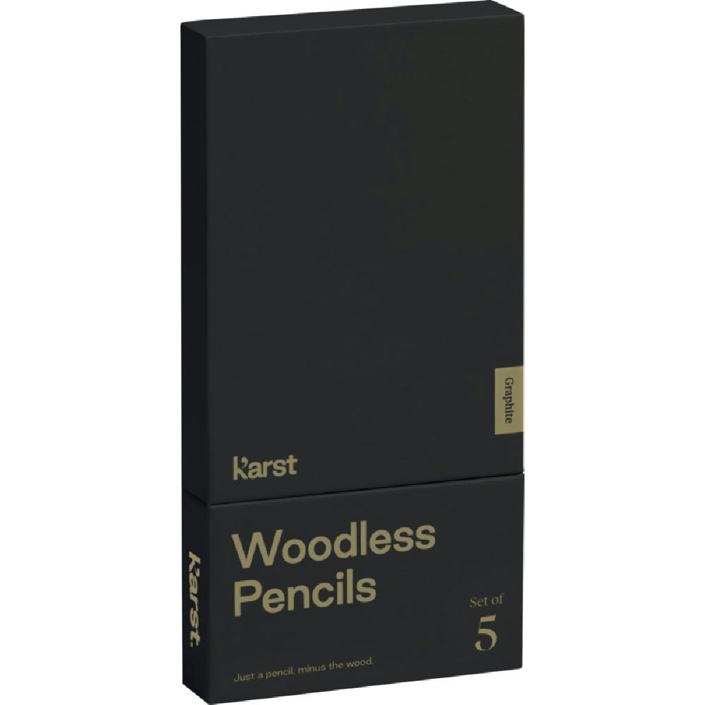 Product image Karst® 5er-Pack 2B holzlose Graphitstifte Werbeartikel