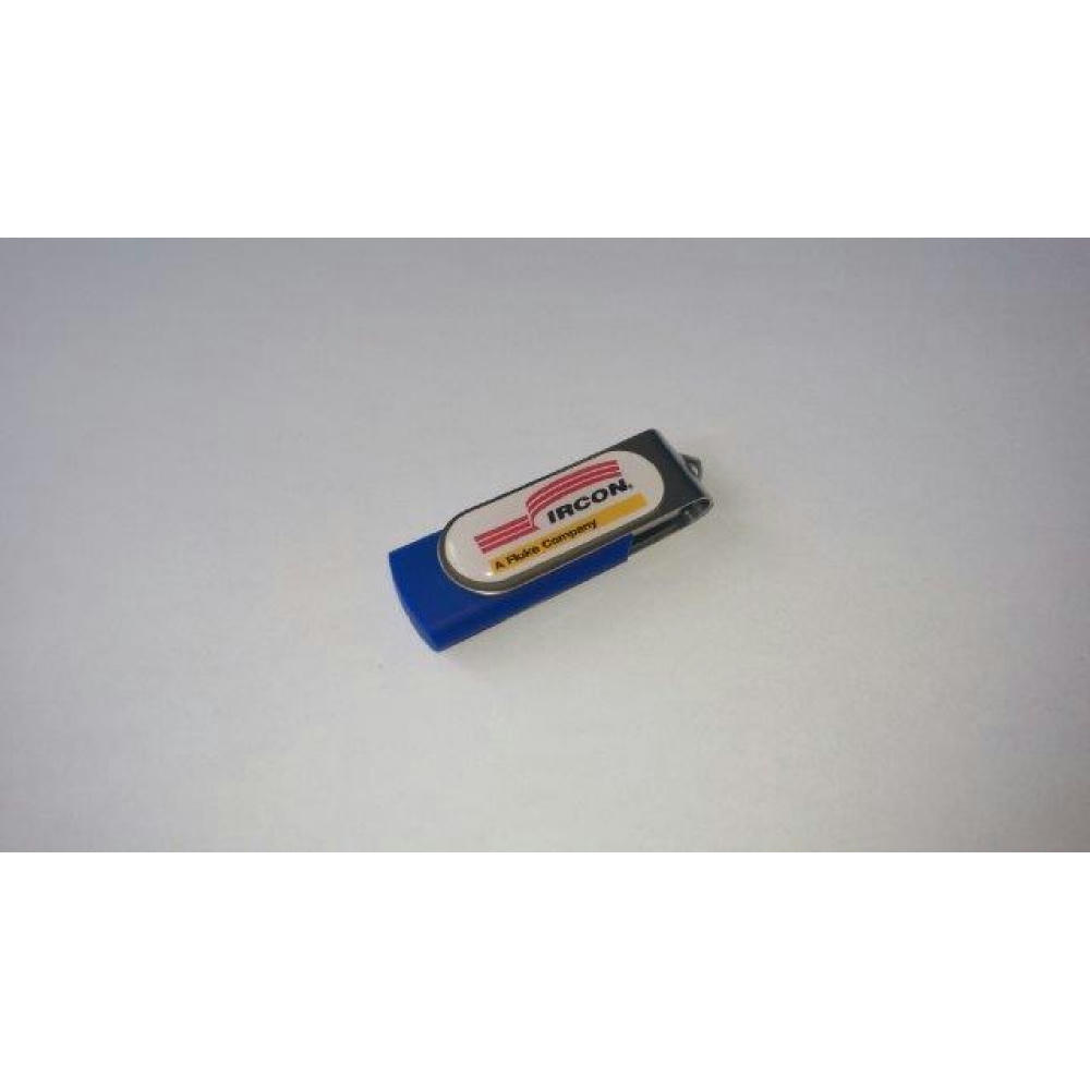 USB-Stick C05 Doming USB 2.0 Flash Disk   1 GB Blau Werbeartikel