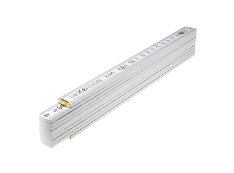 Product image Zollstock "Luxus" weiß Werbeartikel