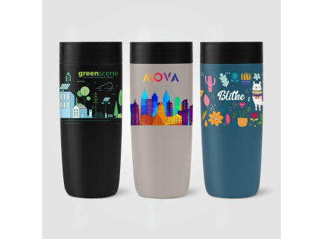Majesty Recycling-Edelstahlbecher - 385 ml Werbeartikel