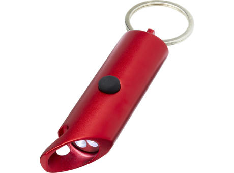 Product image Flare IPX-LED-Lampe und Flaschenöffner aus recyceltem Aluminium mit Schlüsselanhänger bedrucken