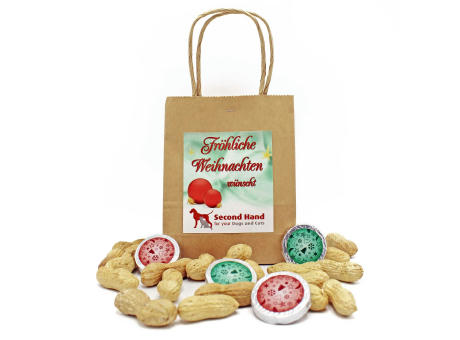 Product image Nikolaustüte Schoko-Nuss, mit Etikett Werbeartikel