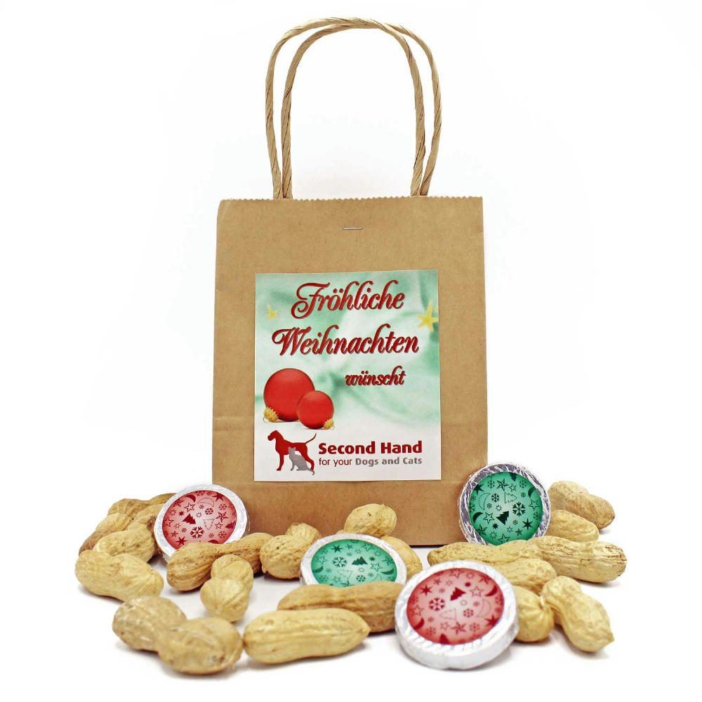 Product image Nikolaustüte Schoko-Nuss, mit Etikett Werbeartikel