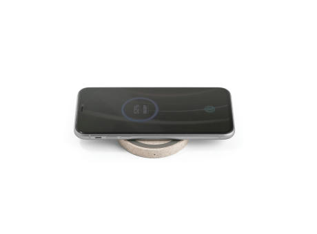 CUVIER. 5W wireless Ladegerät aus ABS und Strohfaser bedrucken