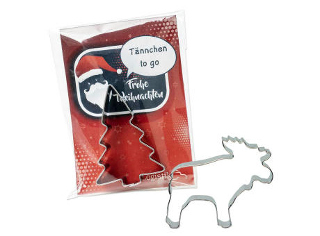 Product image Backförmchen in der Werbetüte - Winter - Elch Werbeartikel