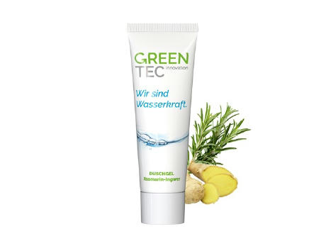 25 ml Tube - Duschgel Rosmarin-Ingwer - FullbodyPrint Werbeartikel