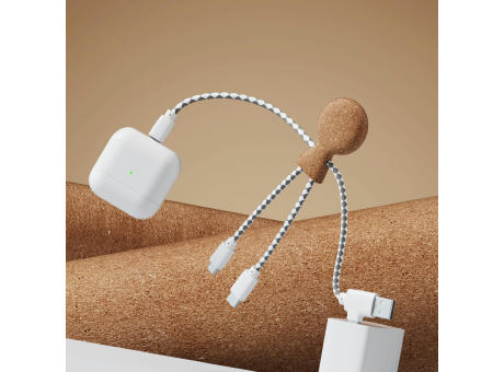 Xoopar Mr. Bio Cork Charging Cable bedrucken