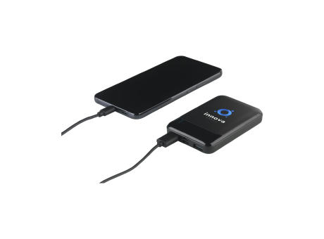 Compact 5000 RCS Recycled ABS Powerbank bedrucken