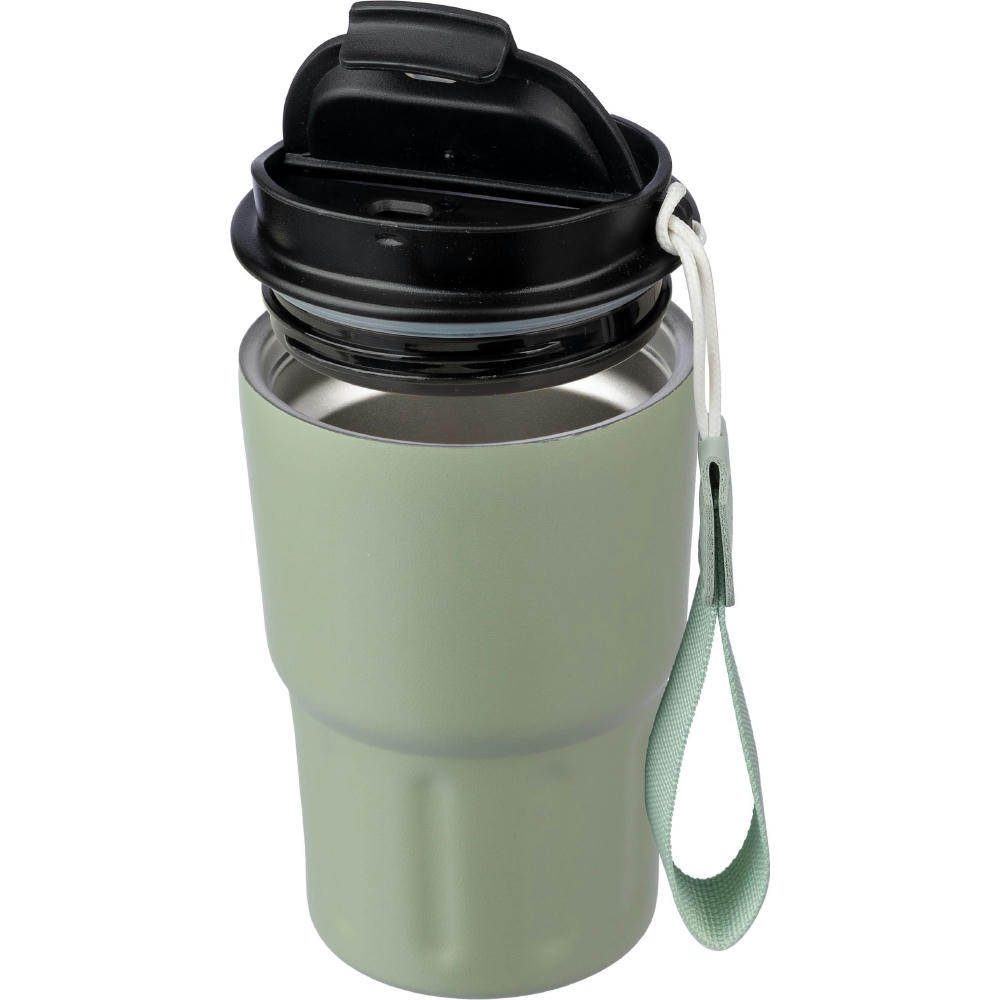 Doppelwandiger Becher aus Edelstahl Louisa Werbeartikel