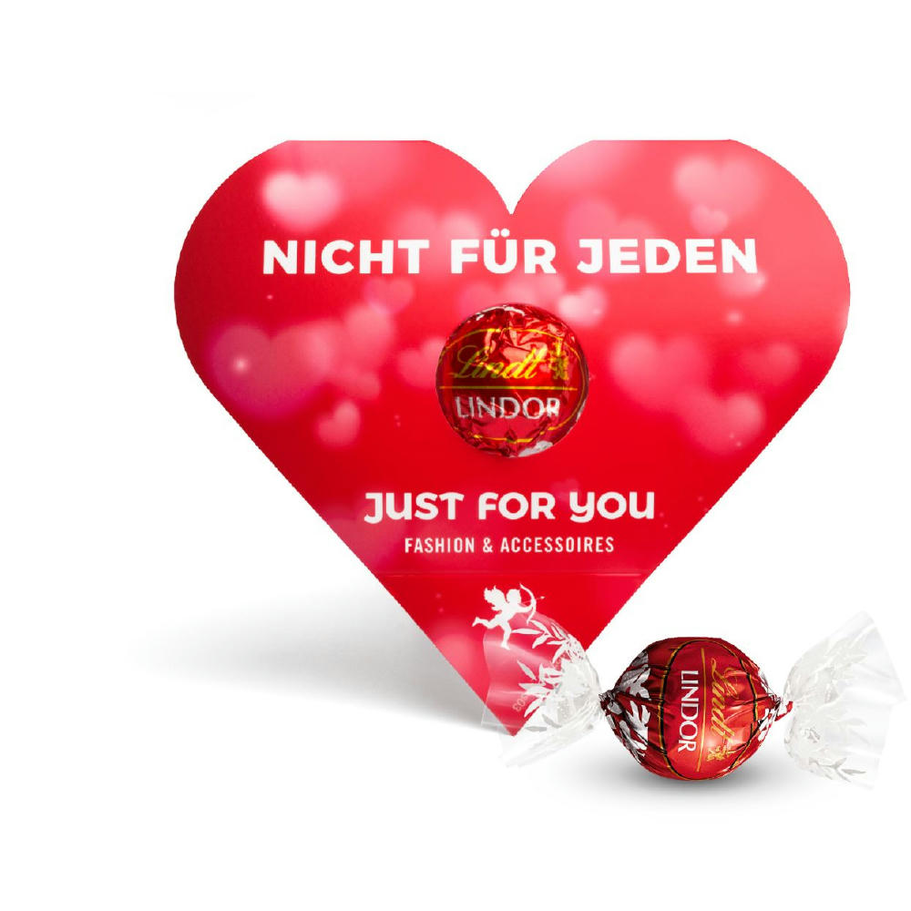 Lindt Lindor Kugel in Werbekartonage Werbeartikel