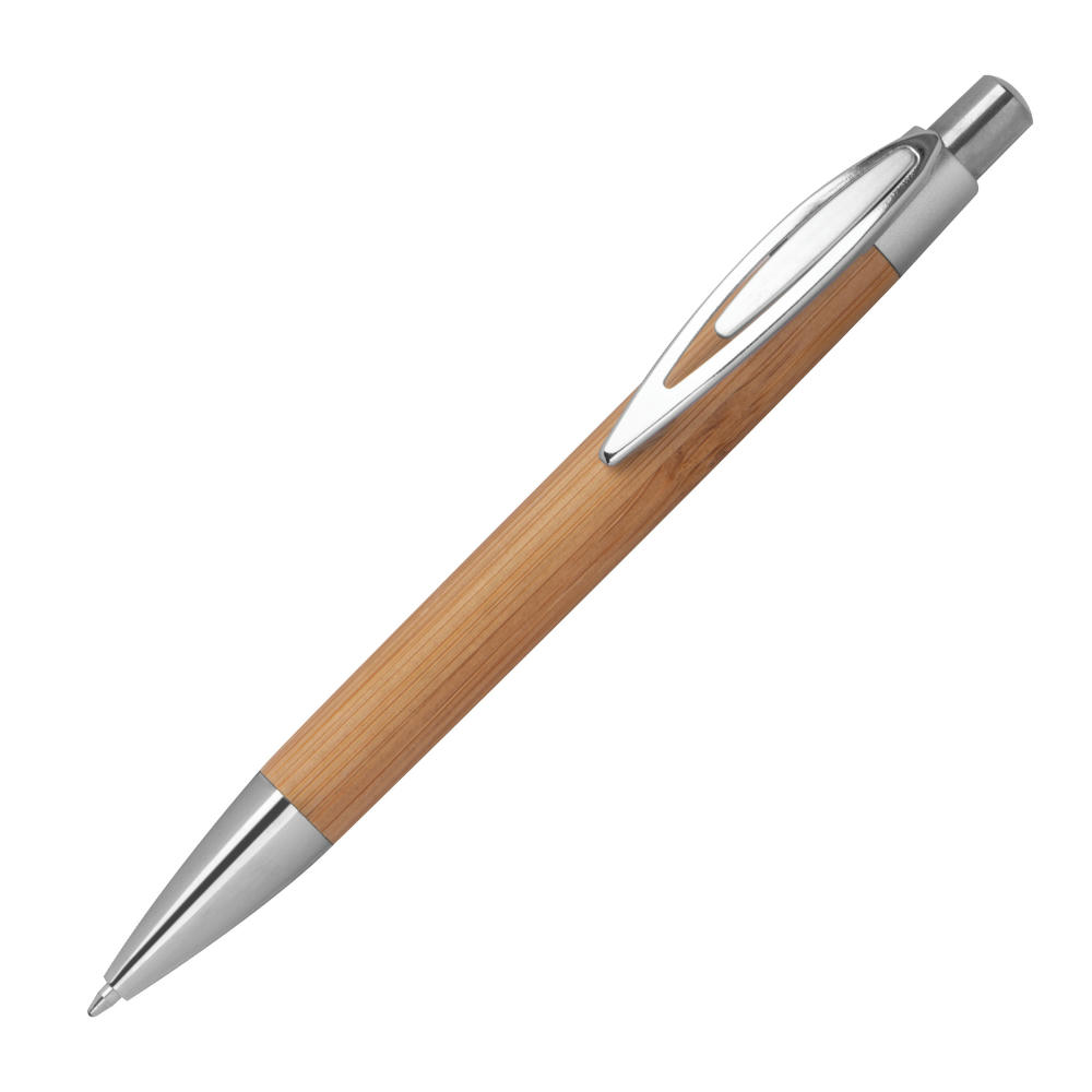 Product image Kugelschreiber Bambus mit spitzem Clip Werbeartikel
