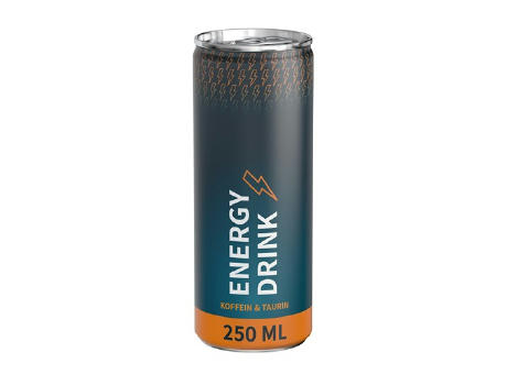 250 ml Energy Drink - Body Label Werbeartikel