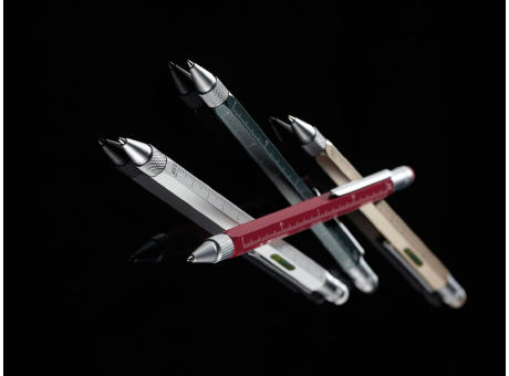 TROIKA Multitasking-Kugelschreiber CONSTRUCTION Werbeartikel