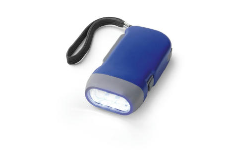 EDDIE. Dynamo Taschenlampe mit 3-LEDs Werbeartikel