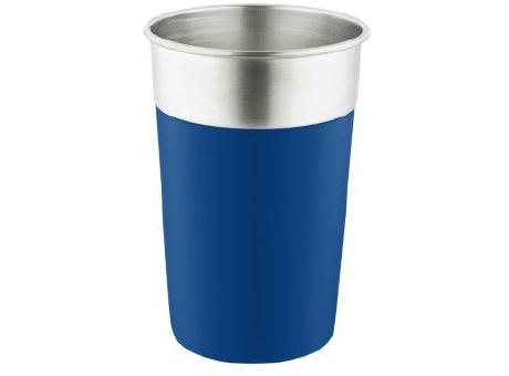 Metmaxx® Thermobecher "SteelColourCup" blau Werbeartikel
