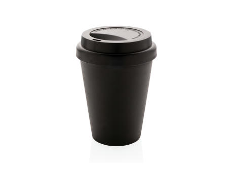 Wiederverwendbarer doppelwandiger Kaffeebecher 300ml bedrucken