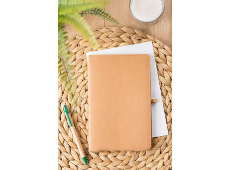 Notizbuch aus gewaschenem Kraftpapier Johanna Werbeartikel