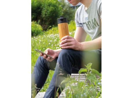 Bogota Vakuum Bambus Becher Werbeartikel