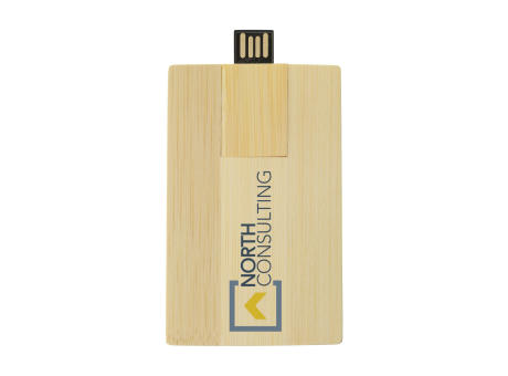 CreditCard USB Bamboo 8 GB bedrucken