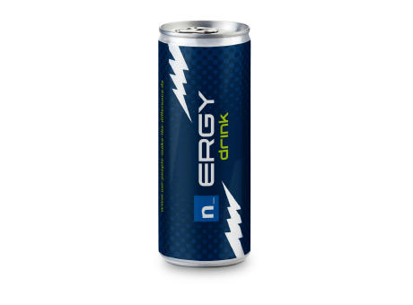 Energy drink, 250 ml - Kleinmengen ab 24 Dosen Werbeartikel