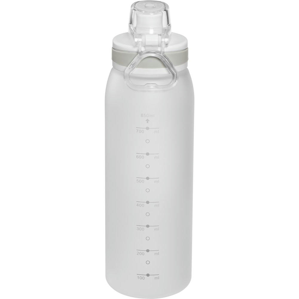 Product image AQUA Stylische Tritantrinkflasche 900ml mit Trinkskala und Siebeinsatz Werbeartikel