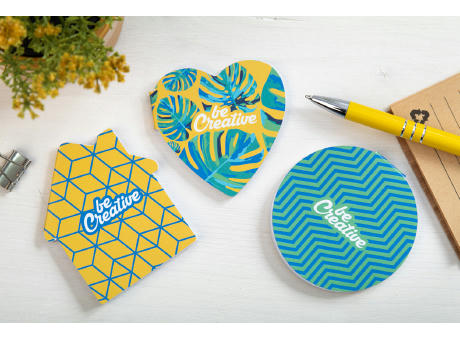 Individuelle Haftnotizen CreaStick Heart Werbeartikel