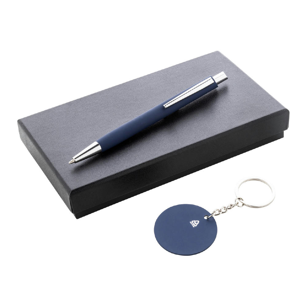 Product image Geschenkset Kugelschreiber und Schlüsselanhänger Miroset Werbeartikel