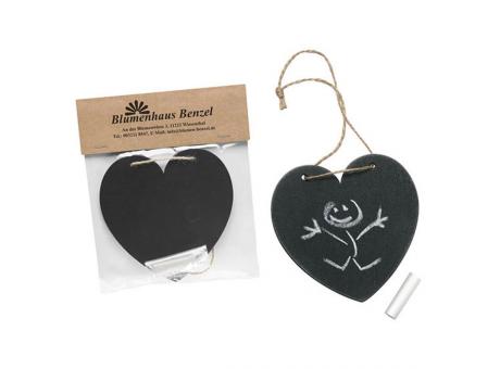 Kreidetafel "Herz" Werbeartikel