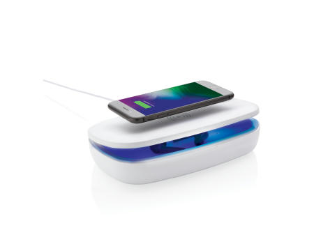 UV-C Sterilisations-Box mit 5W Wireless Charger Werbeartikel