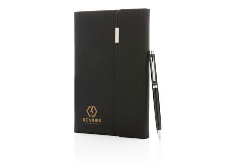 Swiss Peak Deluxe A5 Notizbuch mit Stift bedrucken