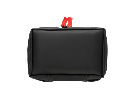 Erste-Hilfe-Set in RCS recycelter Nubuk-PU Tasche Werbeartikel