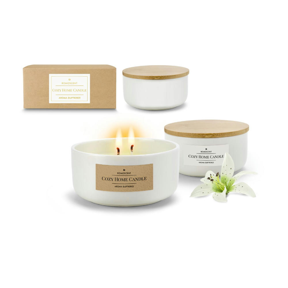 Product image ROMOSCENT® Aromakerze Cozy Home Werbeartikel