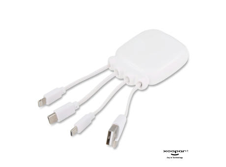 3192 | Xoopar Octopus Gamma 2 Powerbank with Bio Charging cable 3000mAh  Werbeartikel