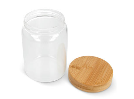 Kanister Glas &amp; Bambus 900ml Werbeartikel