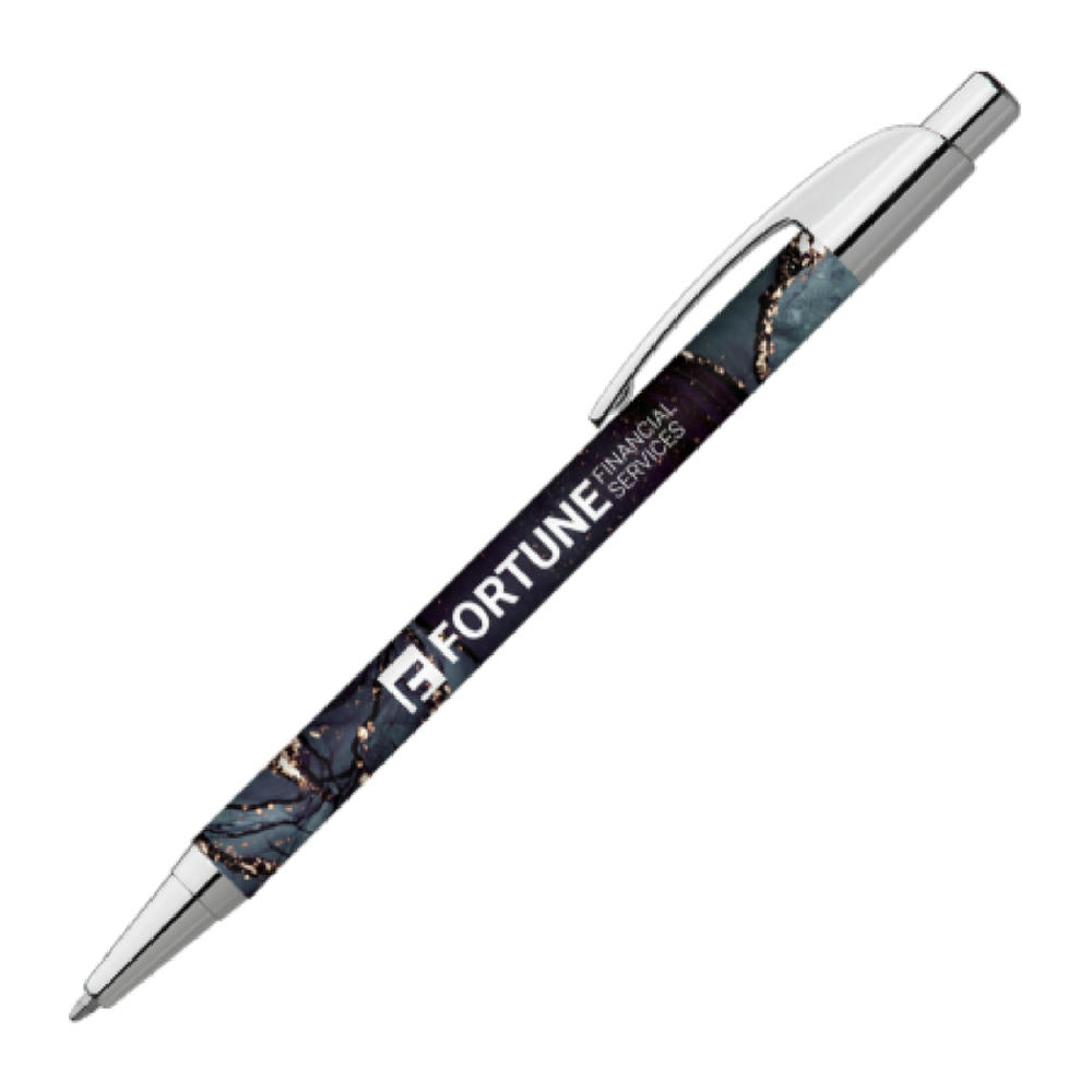 Product image DIA Kugelschreiber Metallic Executive mit 4c-Druck all over Werbeartikel