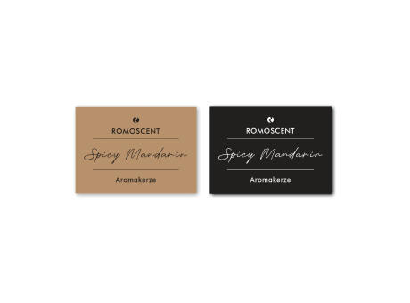 ROMOSCENT® Aromakerze Spicy Mandarin Werbeartikel