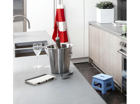 Sekt- und Champagnerkühler aus Edelstahl Hester Werbeartikel