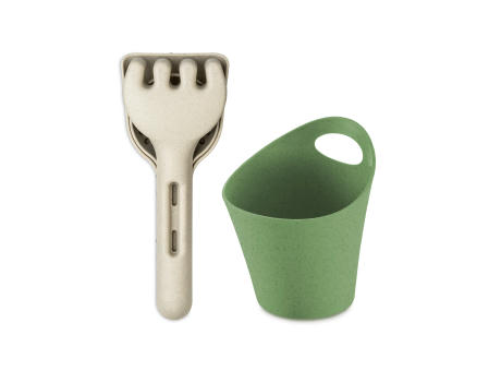 Product image Koziol KLIKK SAND READY BEACH Sandwerkzeug Set 3-teilig+Utensilo 300ml Werbeartikel