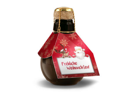 Kleinste Sektflasche der Welt! Fröhliche Weihnachten - Ohne Geschenkkarton, 125 ml Werbeartikel