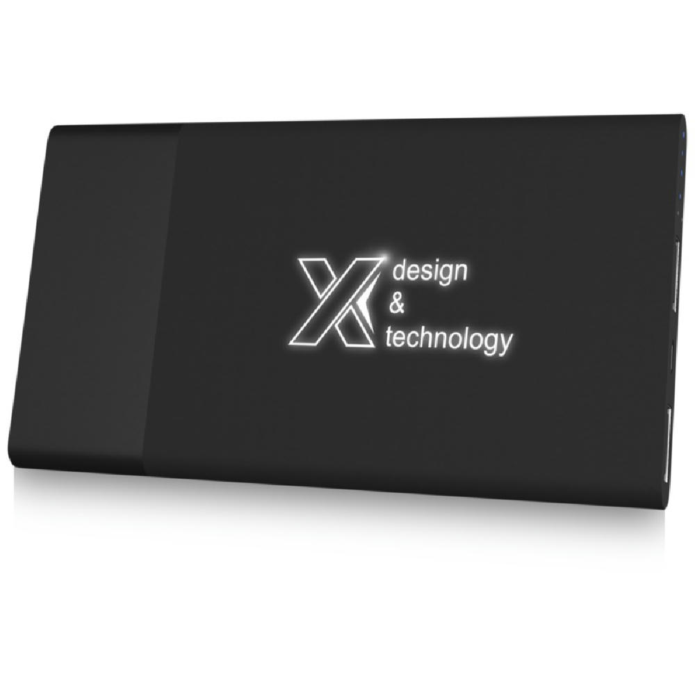 Product image SCX.design P20 5000 mAh Powerbank mit Leuchtlogo Werbeartikel