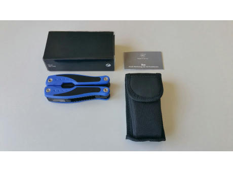 Multifunktions-Werkzeug "Duo blau" Werbeartikel