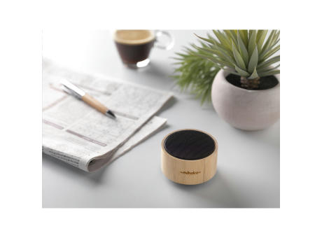 Wave Bamboo Wireless Speaker Werbeartikel