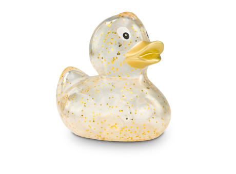 Werbeente Gloria Goldglitzer, ca. 8 cm Werbeartikel