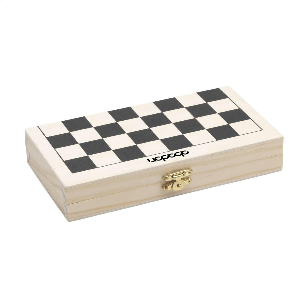 CheckMate Game Box 3-in-1 Spiel Werbeartikel