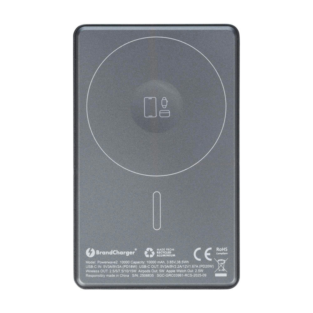 BrandCharger Powerbank Powerwave 2 | 10.000 mAh Werbeartikel
