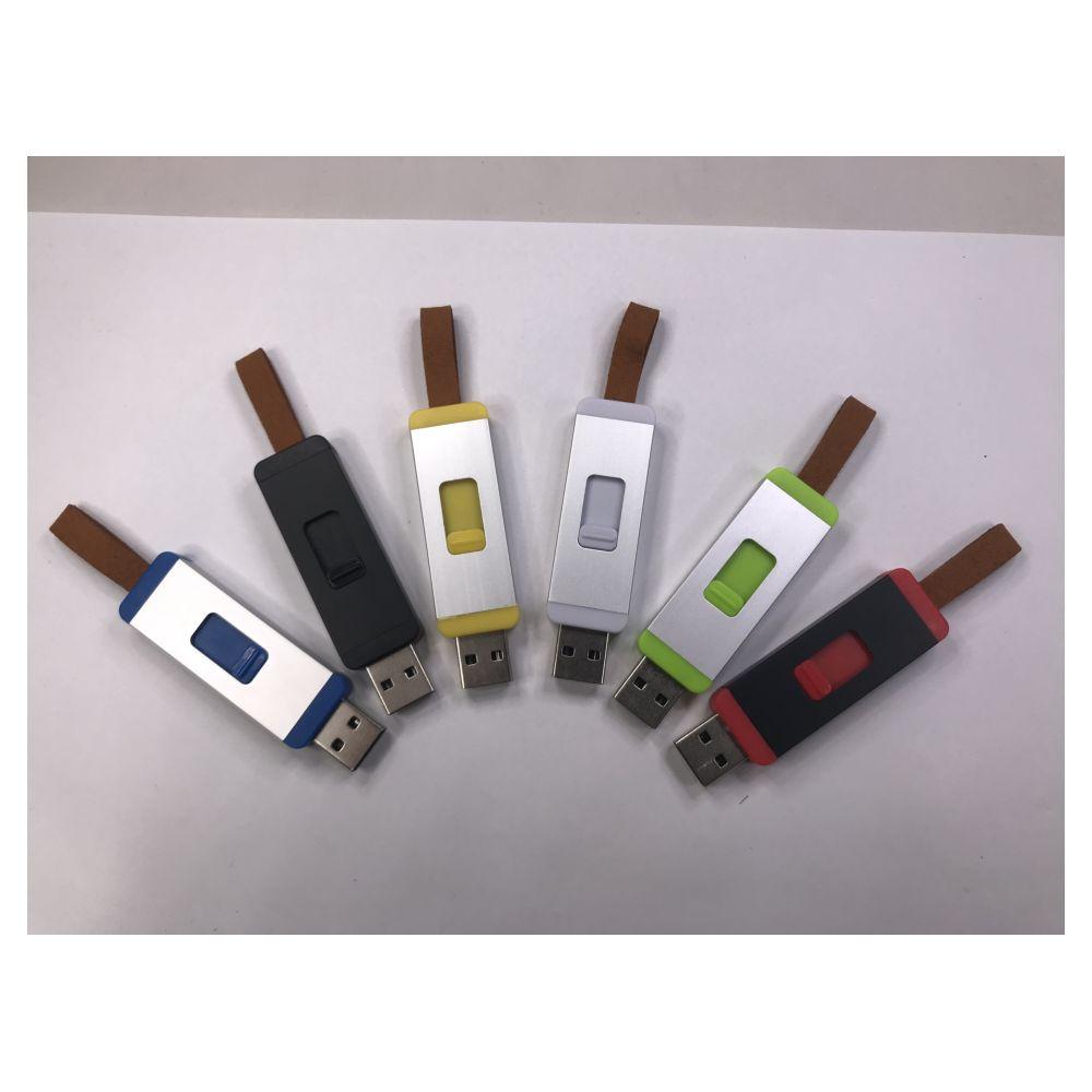 USB-Stick F95 USB 2.0 Flash Disk   1 GB Silber/Weiß Werbeartikel