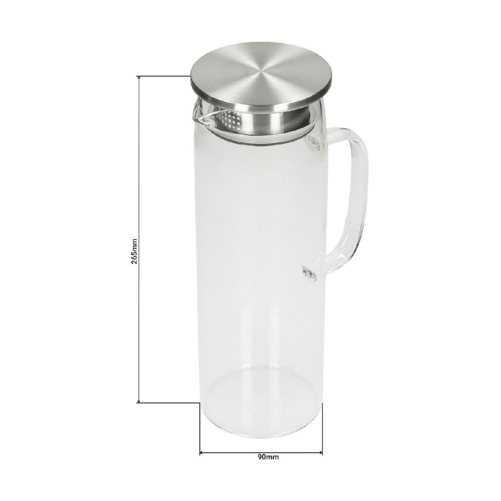 Glaskaraffe "Vivara",1,5l Werbeartikel