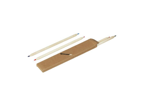 Malstifte "Duo", 4er Set Werbeartikel