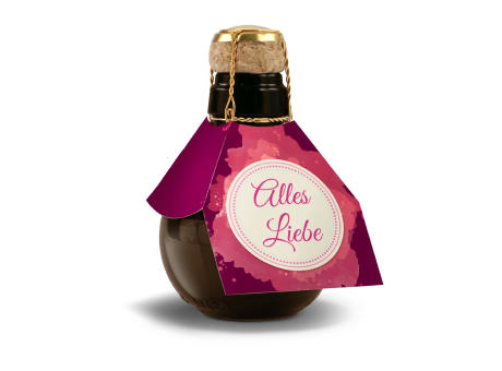 Kleinste Sektflasche der Welt! Alles Liebe - Ohne Geschenkkarton, 125 ml Werbeartikel