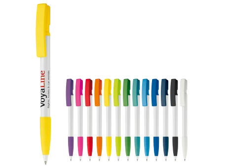 Product image Kugelschreiber Nash Hardcolour mit Gummigriff Werbeartikel